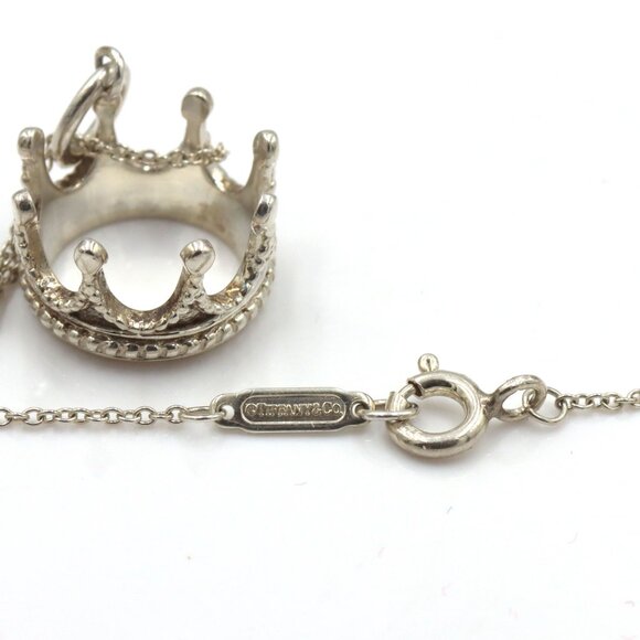 Tiffany & Co Crown charm necklace - Picture 6 of 6
